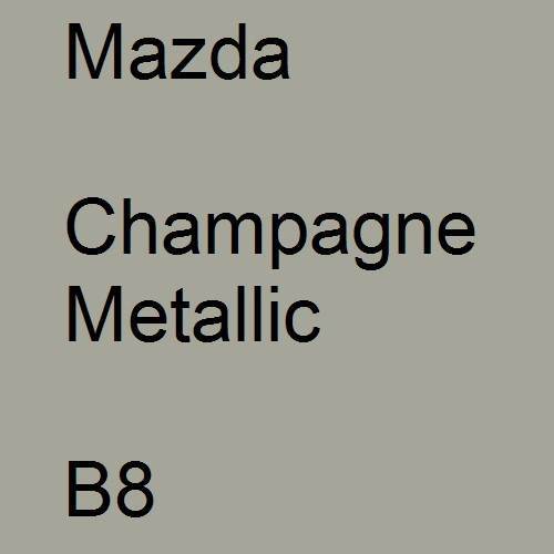 Mazda, Champagne Metallic, B8.